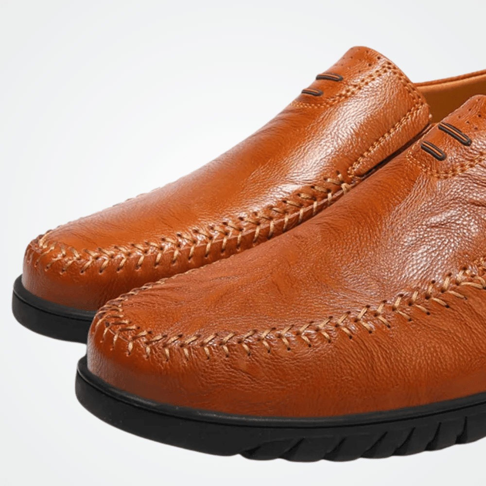 Men's Leather Moccasin Pisa Verno
